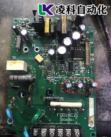 惠豐變頻器上電就OC